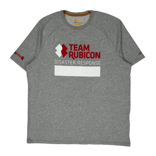 Team Rubicon Carhartt T-Shirt - Large Grey Cotton