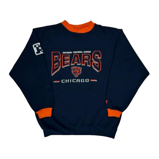 Chicago Bears Lee Sport Football Sweatshirt - Medium Navy Polyester Blend