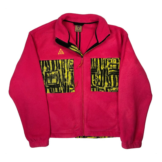 Nike Acg Fleece Jacket - Medium Pink Polyester