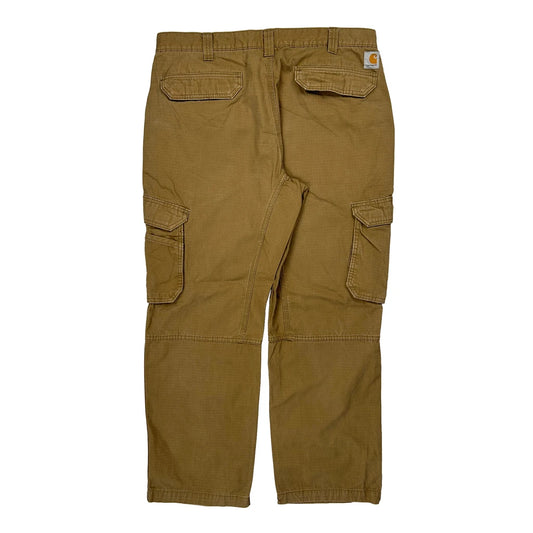Carhartt Cargo Trousers - 36W 29L Brown Cotton
