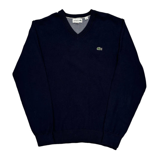 Lacoste Jumper - Large Navy Cotton