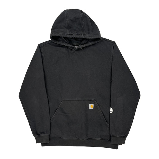 Carhartt Hoodie - Large Black Cotton Blend