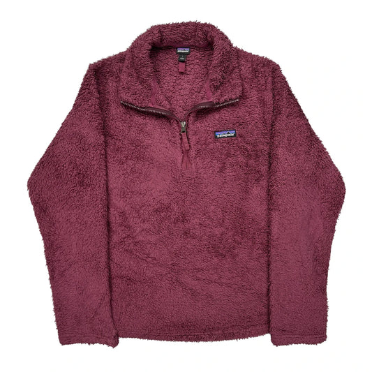 Patagonia Fleece - Large Burgundy Polyester