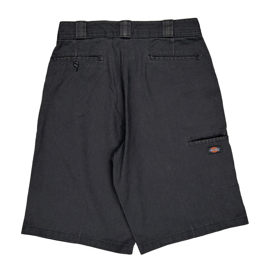 Dickies Chino Shorts - 32W 11L Black Cotton Blend