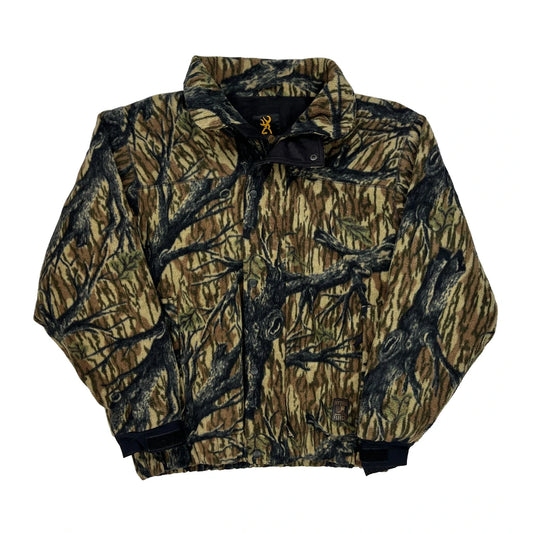 Browning Camo Fleece Jacket - Large Camo Polyester