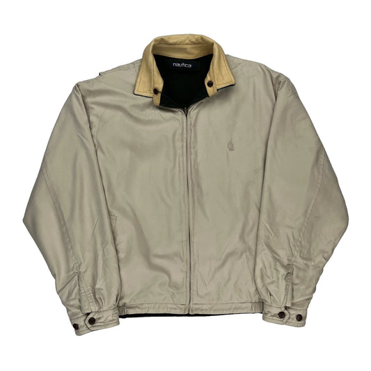 Nautica Jacket - Large Beige Polyester
