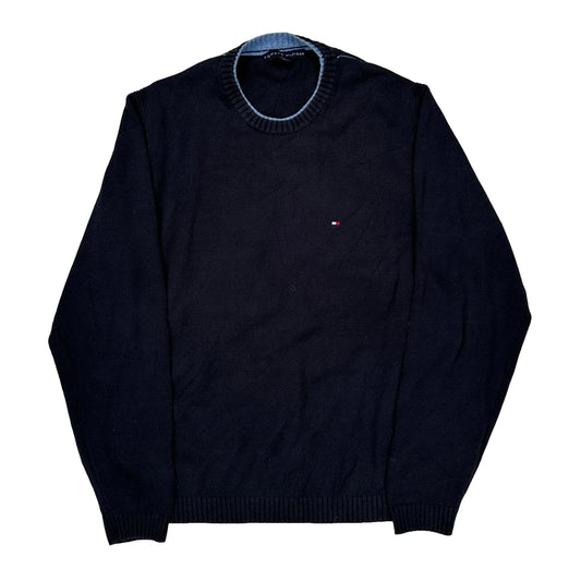 Tommy Hilfiger Jumper - Large Navy Cotton