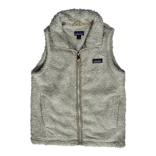 Age 10 Patagonia Fleece Gilet - Medium Grey Polyester