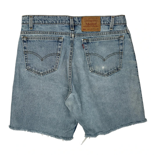 Levis Denim Shorts - 34W 9L Light Wash Cotton