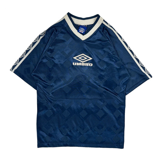 Umbro Football Shirt - Medium Blue Polyester