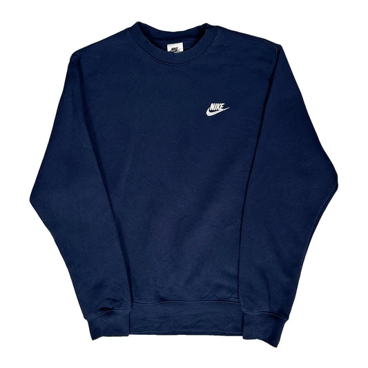 Nike Sweatshirt - Small Navy Cotton