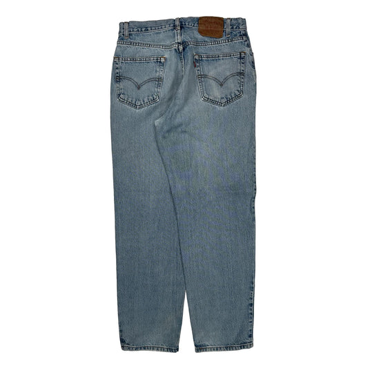 90S Levis 550 Jeans - 32W 32L Light Wash Cotton