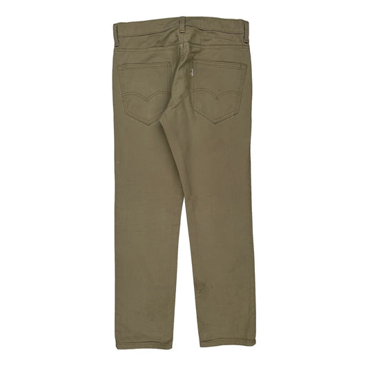 Levis Trousers - 32W 29L Beige Cotton