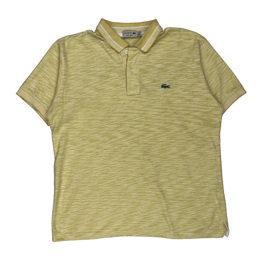 Lacoste Polo Shirt - Medium Yellow Cotton