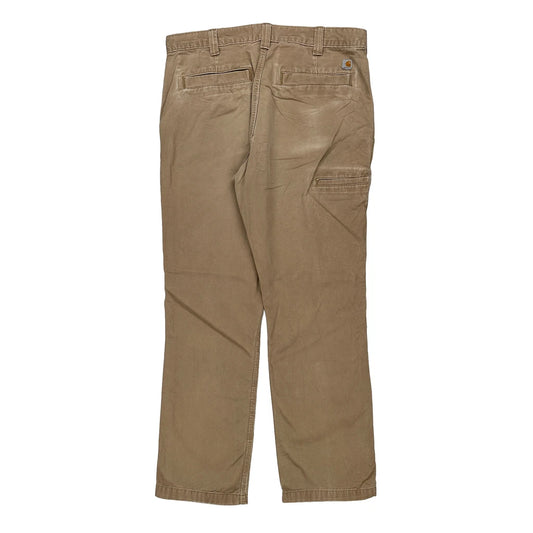 Carhartt Trousers - 34W 31L Brown Cotton