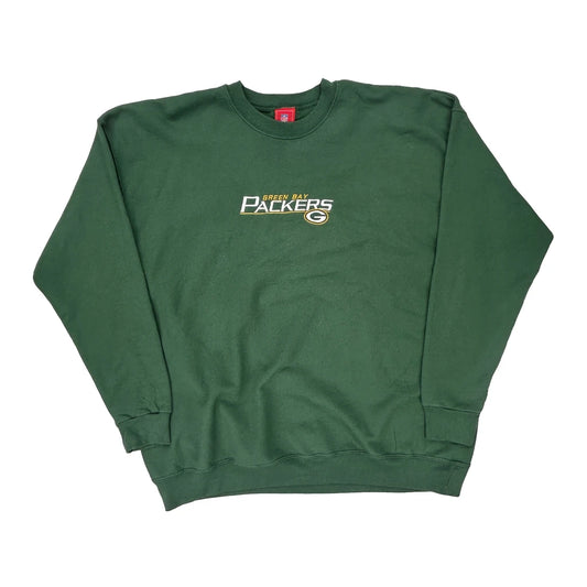 Green Bay Packers Nfl Sweatshirt - 2XL Green Cotton