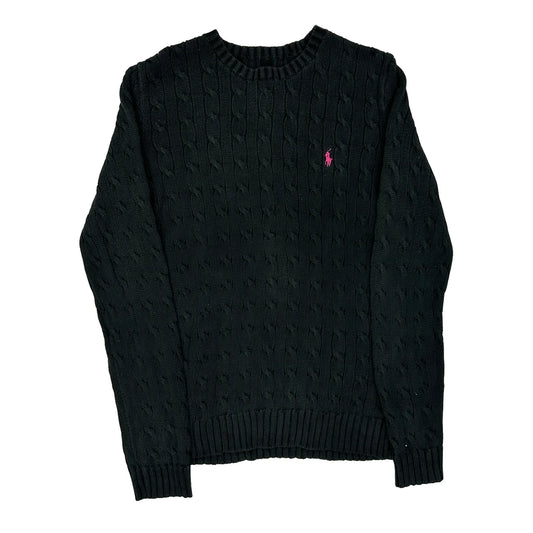 Polo By Ralph Lauren Jumper - Medium Black Cotton