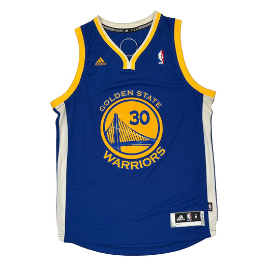 Golden State Warriors Adidas Nba Jersey - Medium Blue Polyester