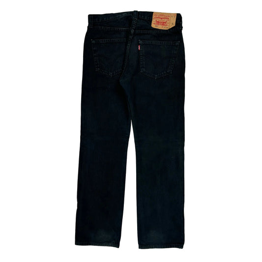 Levis Jeans - 31W 30L Black Cotton