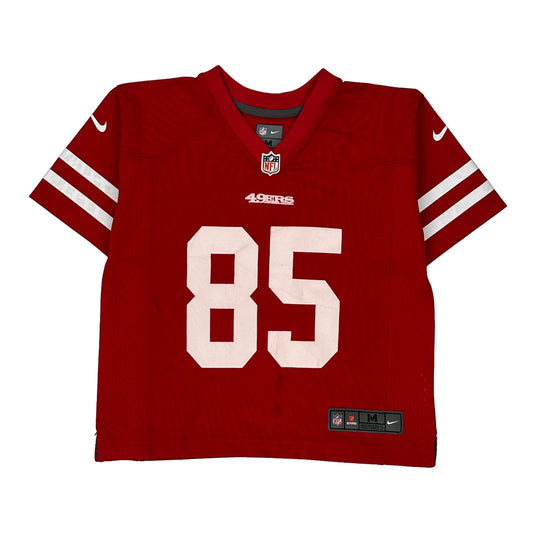 49Ers, Age 5-6 Nike Football Sweatshirt - Small Red Polyester