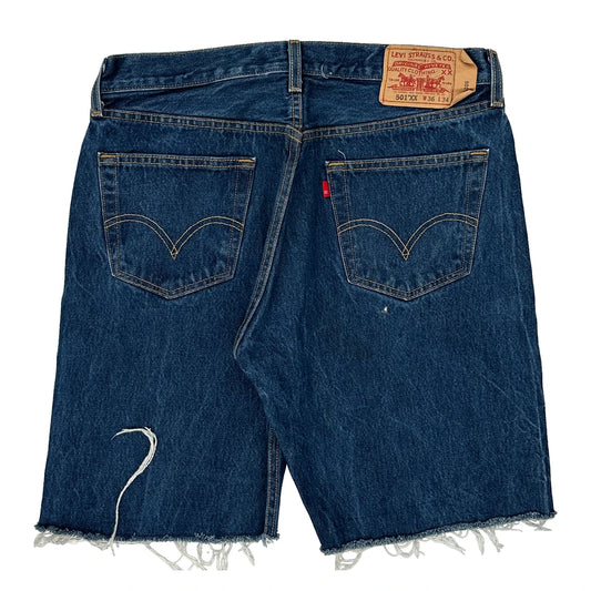 501Xx Levis Denim Shorts - 33W 9L Blue Cotton