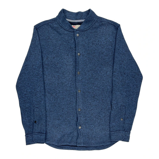 Levis Fleece Jacket - Large Blue Polyester