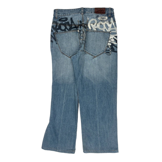 Rocawear Baggy Jeans - 33W 30L Light Wash Ramie