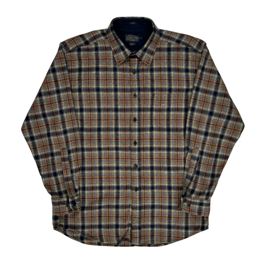 Vintage Pendleton Checked Flannel Shirt - Large Multicoloured Cotton