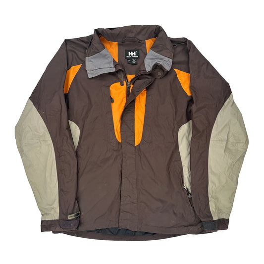 Helly Hansen Waterproof Jacket - Large Beige Nylon