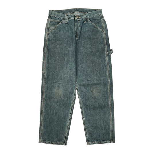 Wrangler Carpenter Jeans - 32W 30L Blue Cotton
