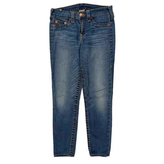 True Religion Skinny Jeans - 29W UK 8 Blue Denim