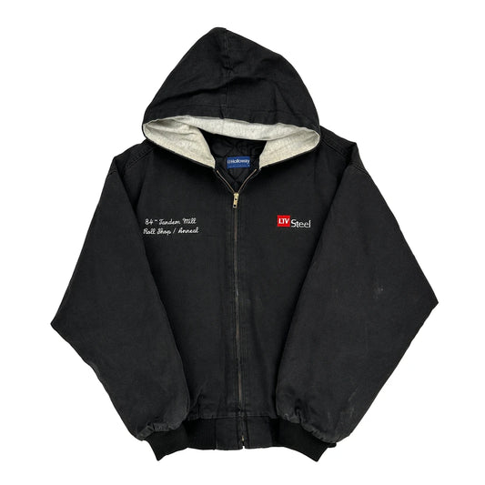 84'' Tandem Mill Roll Shop / Anneal Holloway Jacket - Large Black Cotton Blend