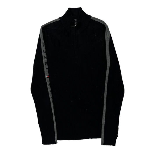 Tommy Hilfiger Spellout Jumper - Medium Grey Cotton