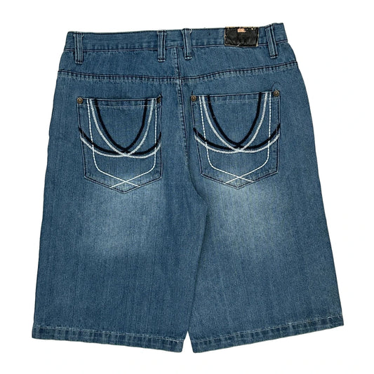 Rare Closet Denim Shorts - 38W 14L Blue Cotton Blend