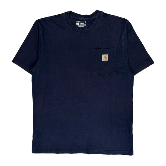 Carhartt T-Shirt - Medium Navy Cotton