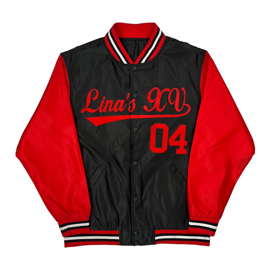 Lina'S Xv Unbranded Varsity Jacket - Small Black Polyester