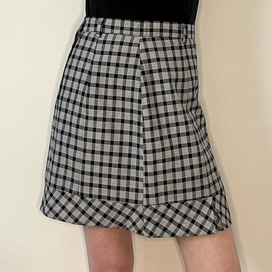 Vintage navy Unbranded Midi Skirt - womens 28" waist