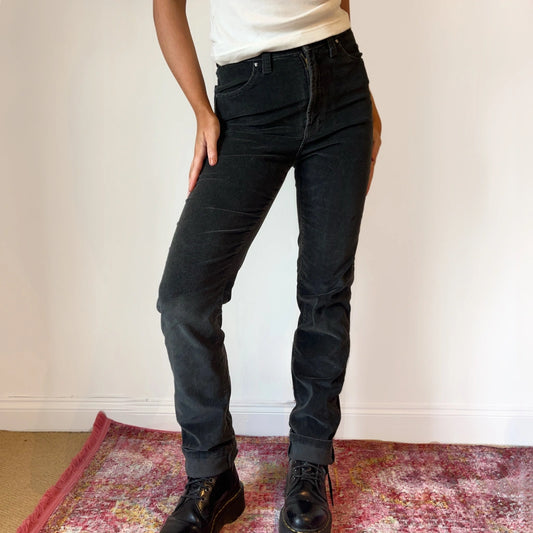 Vintage black Versace Jeans Couture Trousers - womens 26" waist