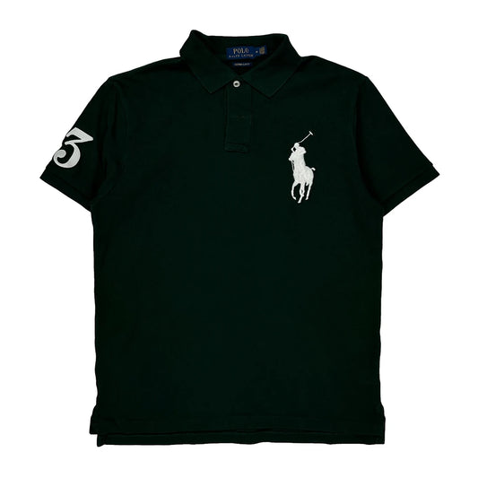 Polo By Ralph Lauren Slim Fit Polo Shirt - Medium Green Cotton