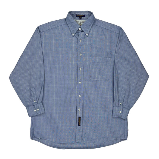 Tommy Hilfiger Checked Shirt - Medium Blue Cotton