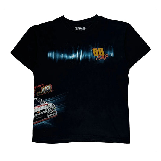 Dale Jr. Chase Authentics Nascar T-Shirt - Medium Black Cotton