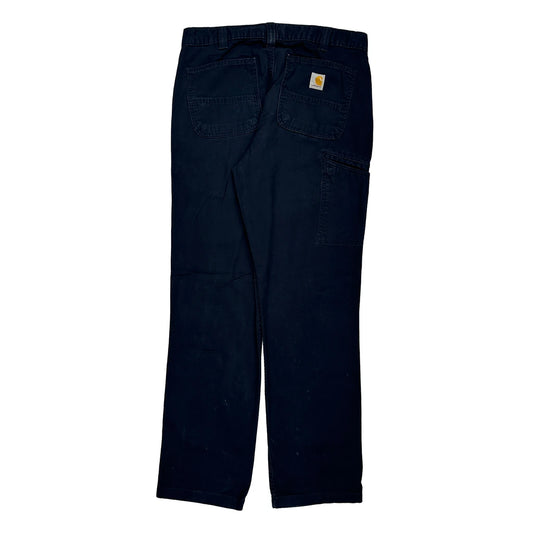 Carhartt Carpenter Trousers - 32W 33L Black Cotton