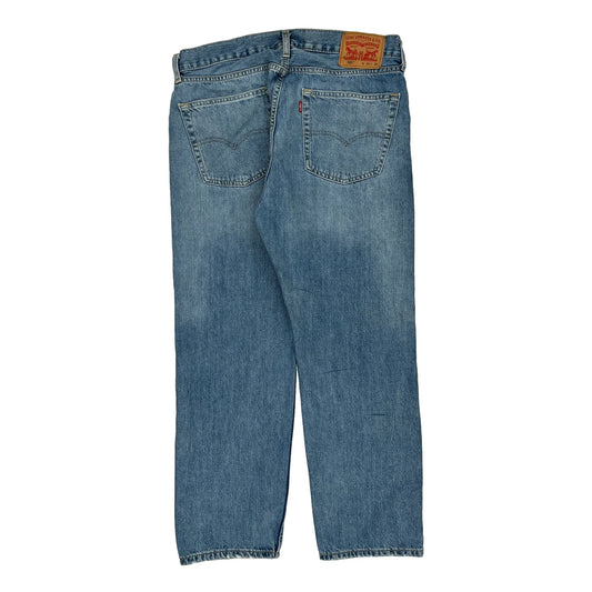 505 Levis Jeans - 34W 28L Blue Cotton