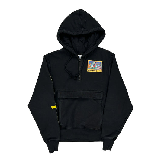 Reverse Weave Super Mario Champion Graphic Hoodie - Small Black Cotton Blend