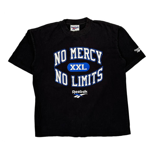 No Mercy No Limits Reebok T-Shirt - 2XL Black Cotton