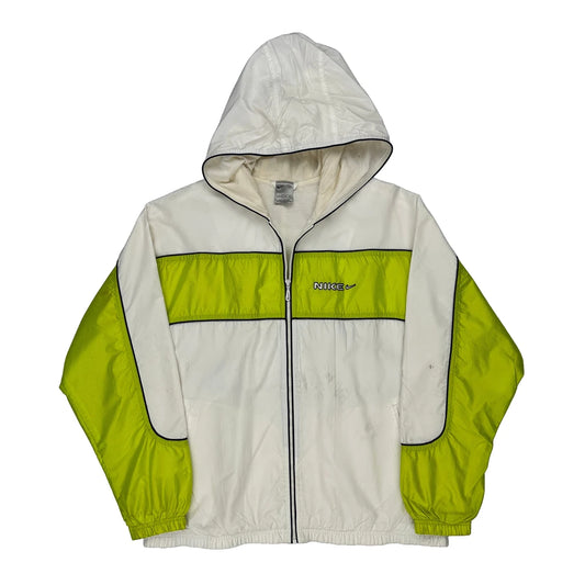 Nike Windbreaker - Large Green Polyester