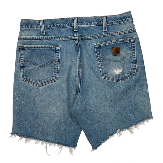 Carhartt Denim Shorts - 32W 9L Blue Denim