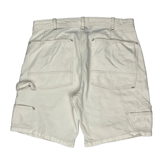 Polo By Ralph Lauren Double Pocket Carpenter Shorts - 33W 10L White Cotton