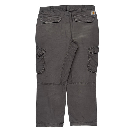 Carhartt Cargo Trousers - 38W 29L Grey Cotton Blend
