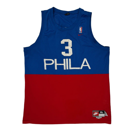 Philadelphia 76Ers Nike Nba Jersey - XL Blue Polyester